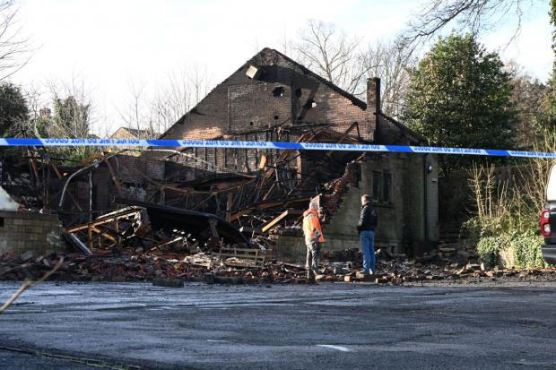Company behind drive-thru plans comments after blaze ravages historic ...