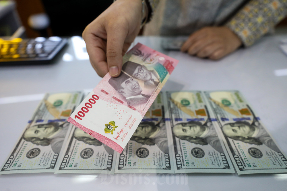 Rupiah Melemah di Awal Pagi, Rp16.697 per Dolar AS