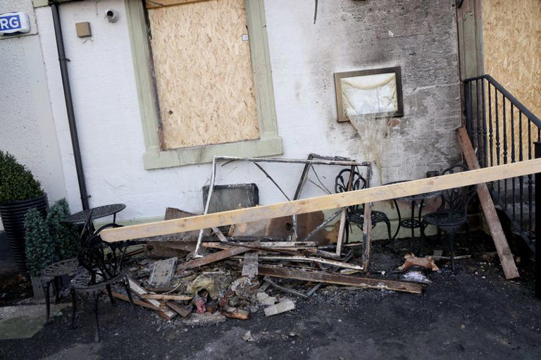 Firebomb terror in Scots village as hoods target homes and restaurants ...