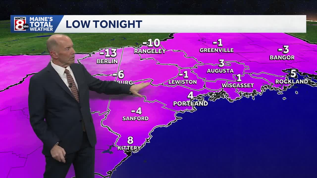 Temperatures well below normal through midweek