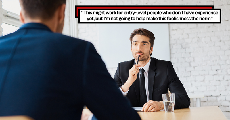 Senior-level candidate withdrew application from company demanding four ...