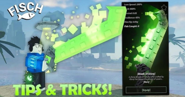 How to get Blade of Glorp Rod in Fisch — Full Glorp quest guide
