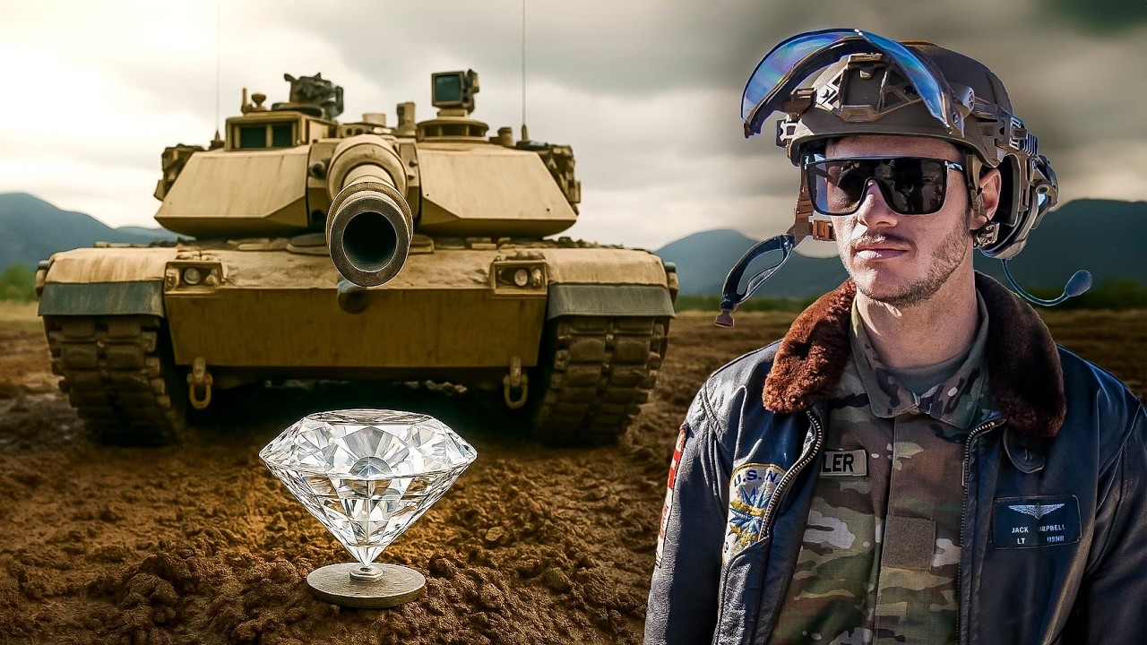 The Army let me use their tank…so I shot a diamond with it