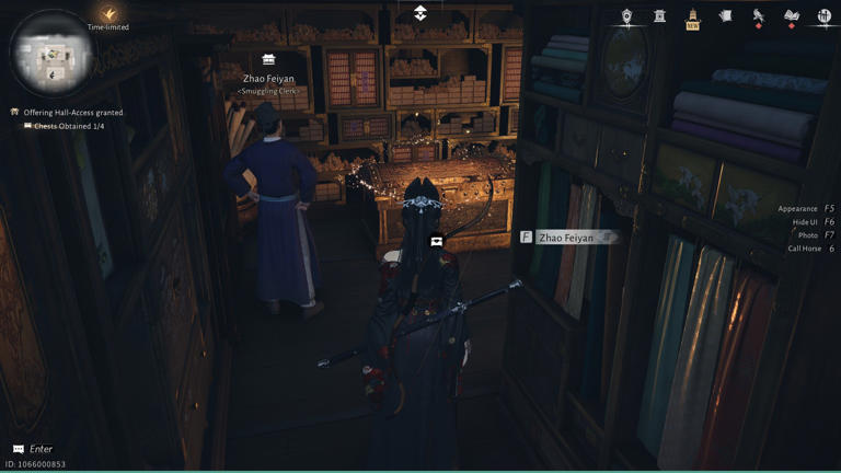 How to get into Zhao Feiyan's restricted warehouse in Where Winds Meet