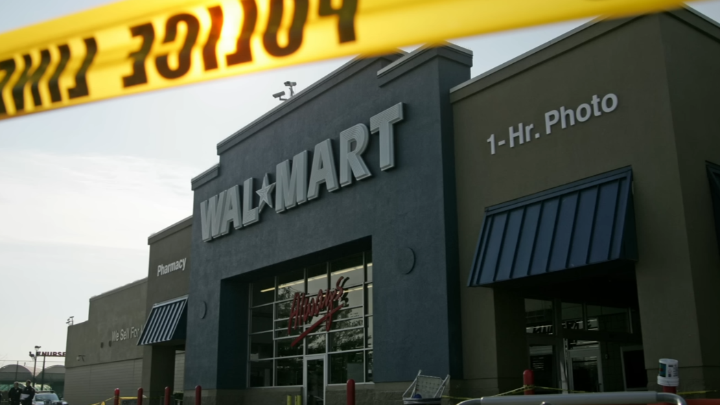 Open the doors! - The shout before the Walmart entrance collapsed
