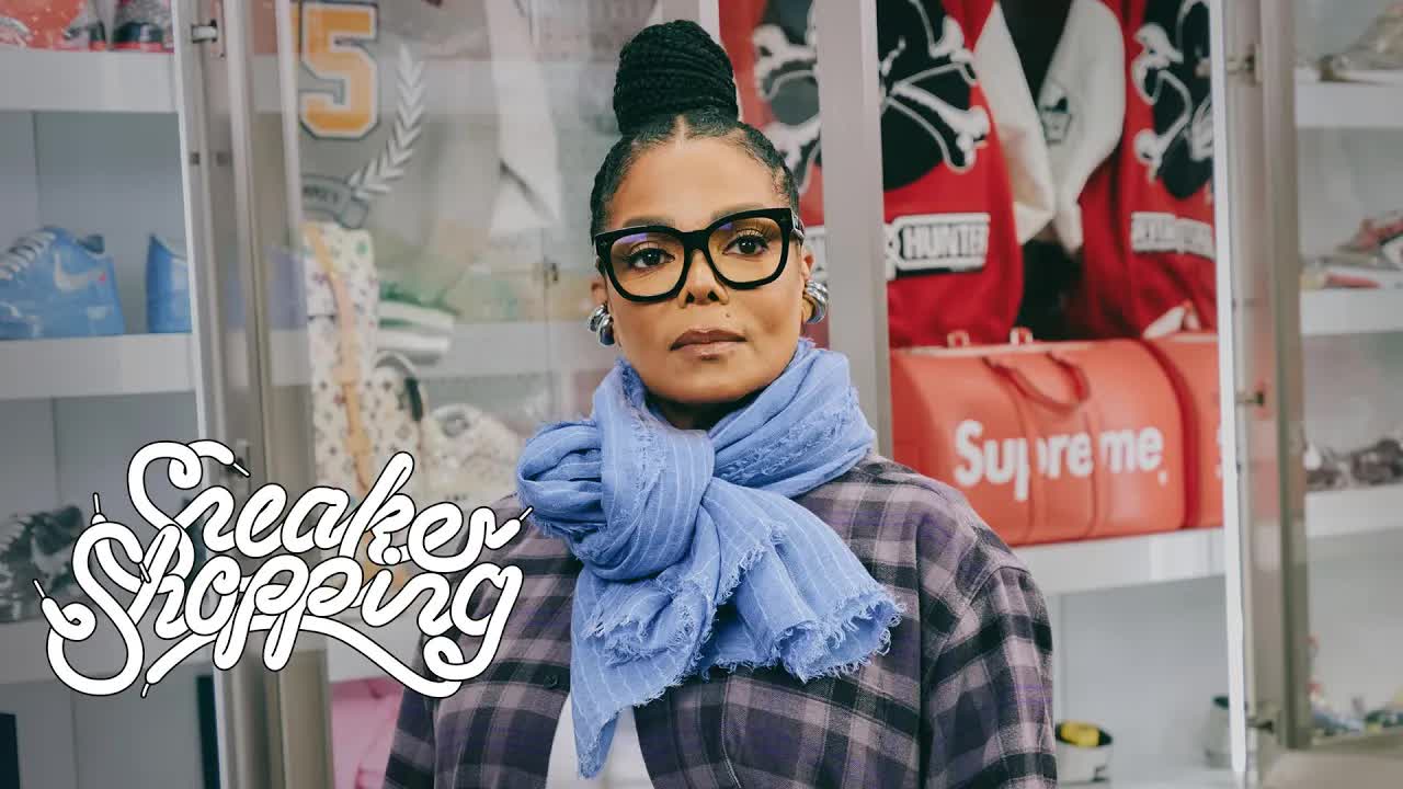 Janet Jackson goes sneaker shopping with Complex