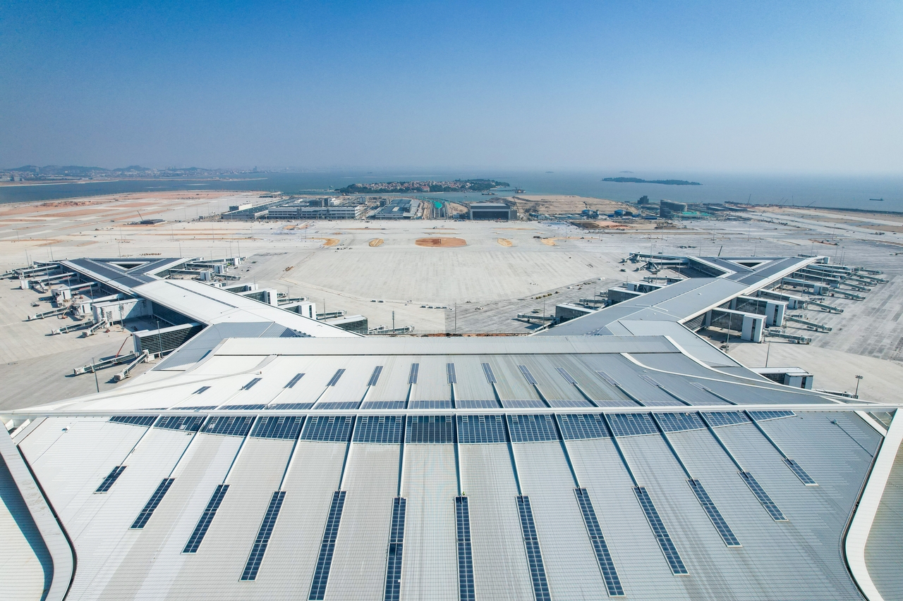 厦门翔安国际机场施工建设现场