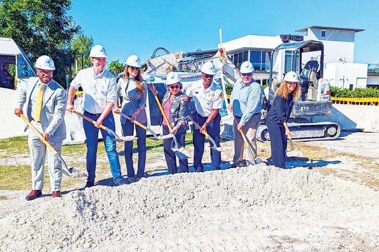 County, village break ground on Snowden pedestrian bridge