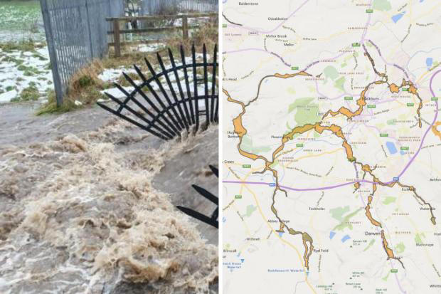 'Flooding possible' for parts of East Lancs as warning issued during ...