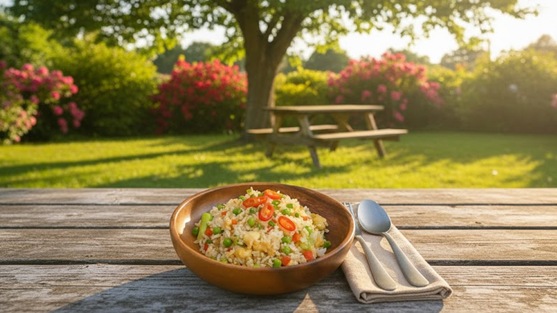 Pineapple fried rice with a tropical twist