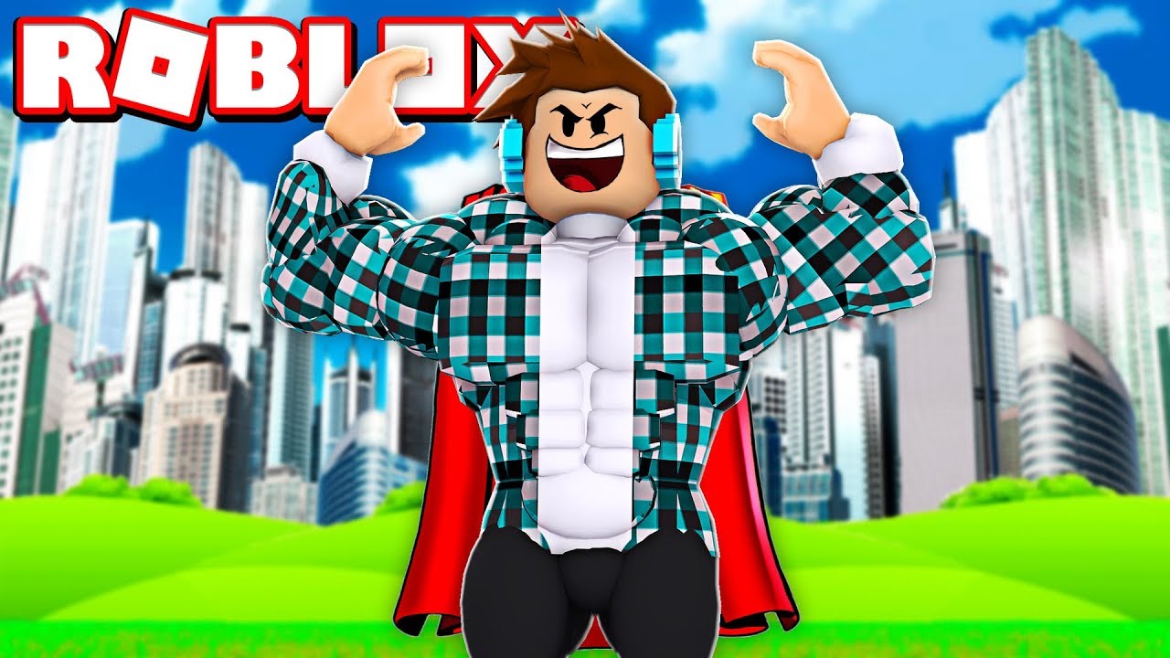 Ganhei o super poder de voar no Roblox! - (Roblox Super Power Training ...