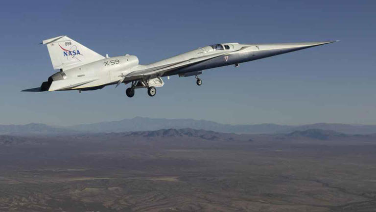 Supersonic Silent NASA Aircraft X-59 Completes First Flight — See the ...