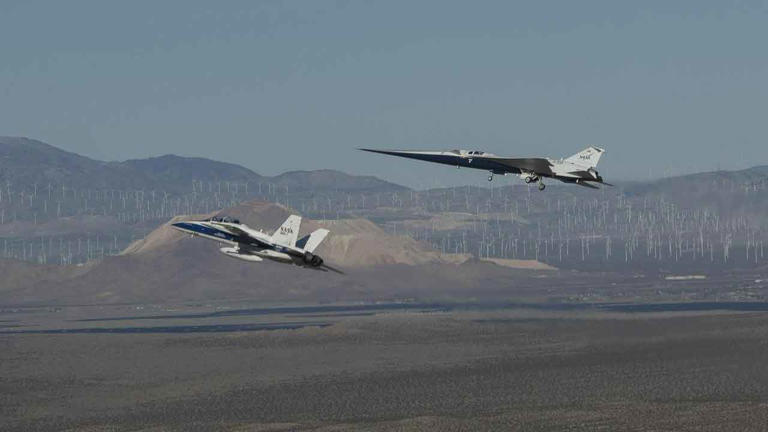 Supersonic Silent NASA Aircraft X-59 Completes First Flight — See the ...
