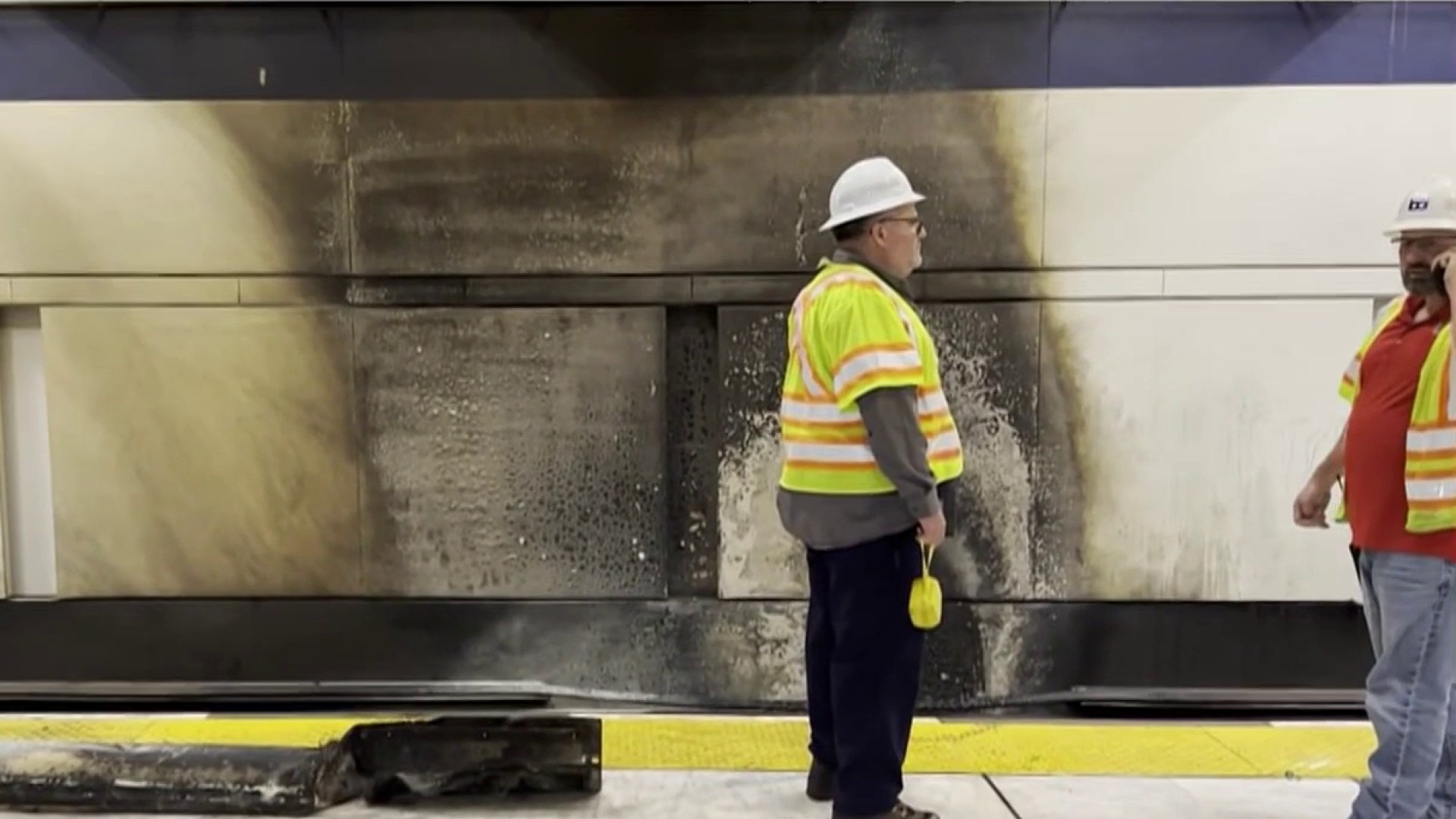 BART train operator reports explosion and fire occurring right in front ...