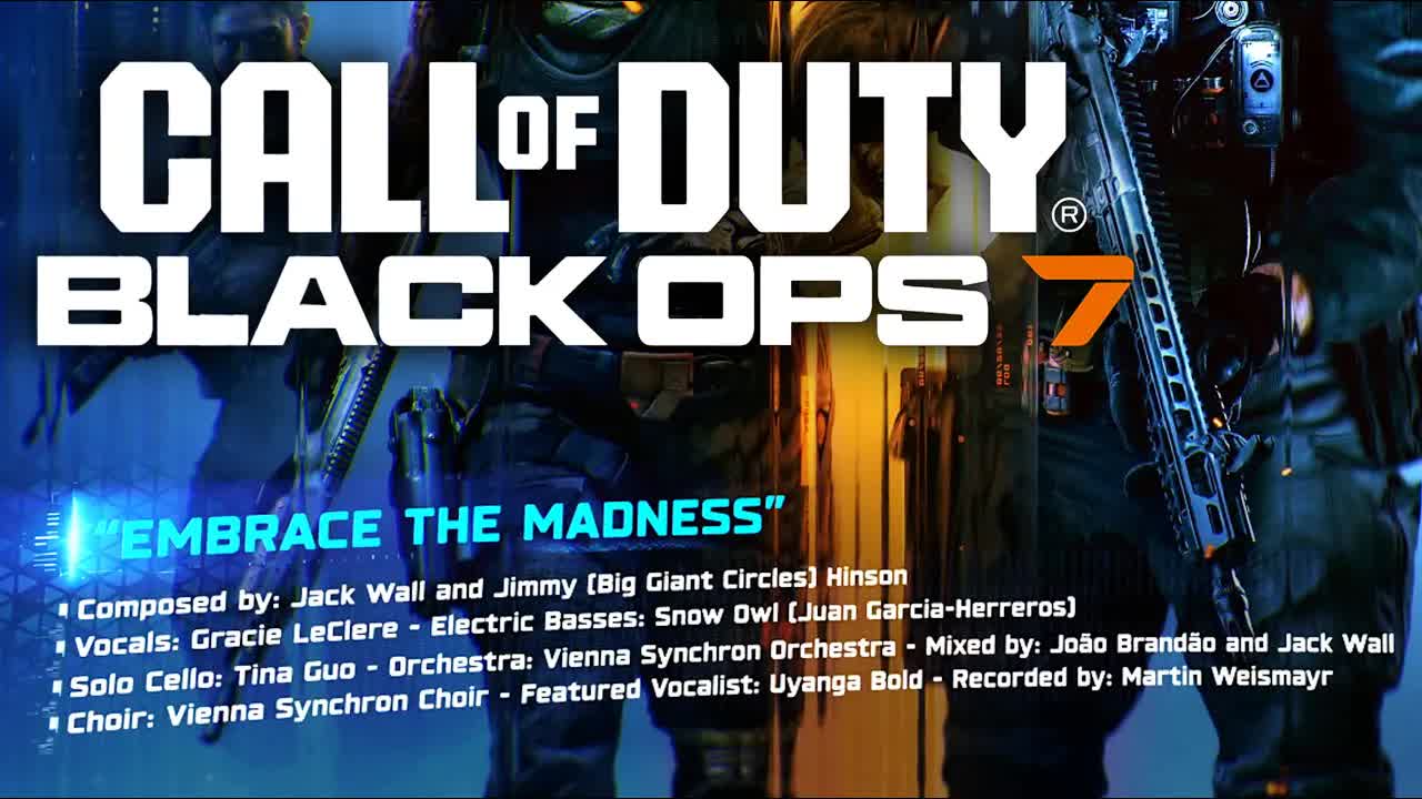 Black Ops 7 multiplayer main menu music 'Embrace the Madness' main ...