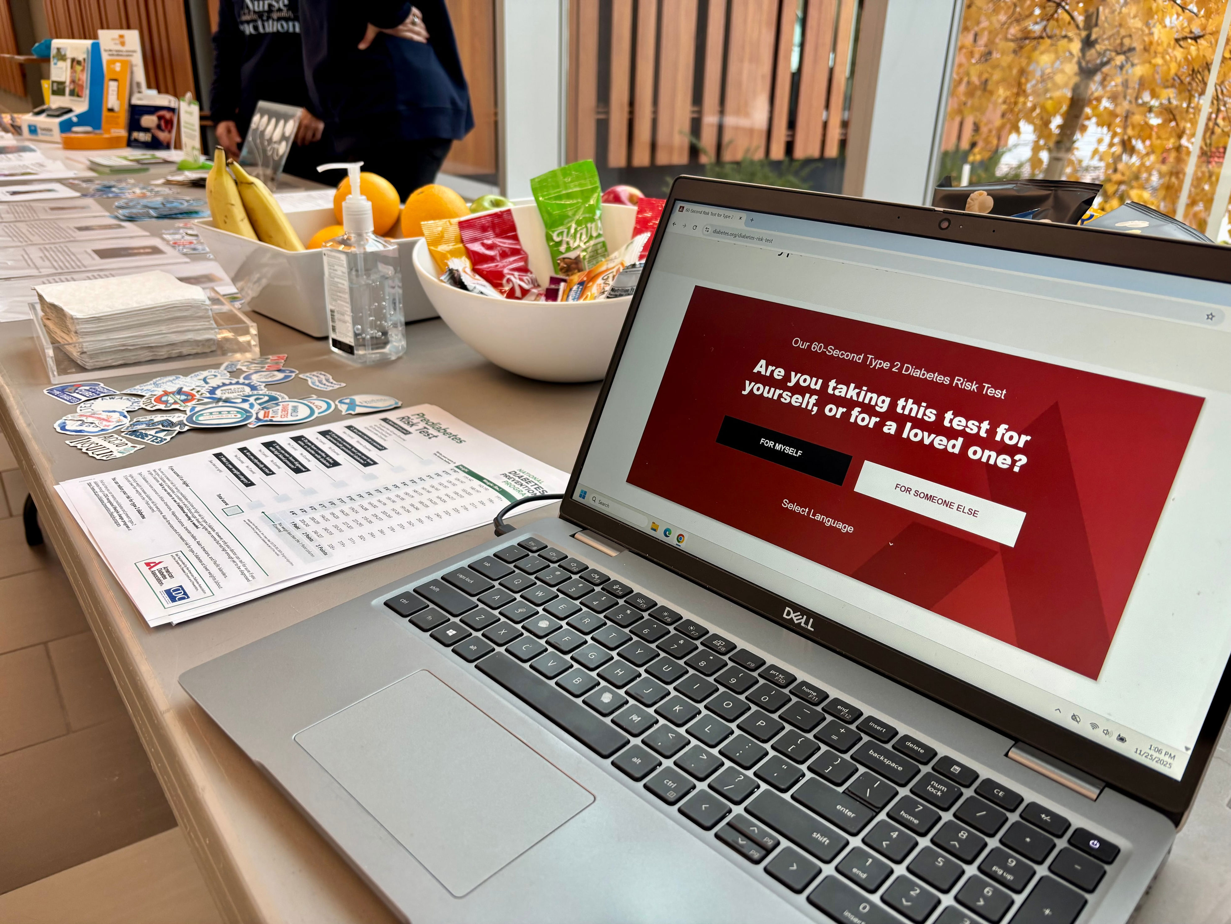 UPHSMarquette raises awareness of diabetes risks with educational booth