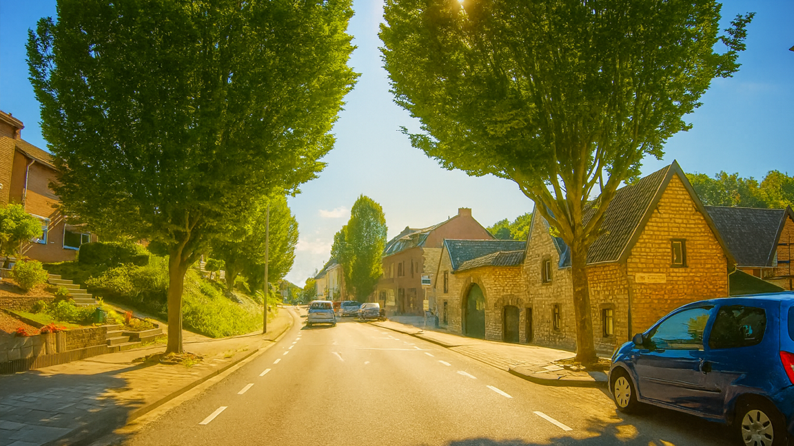 Driving Through South Limburg Villages