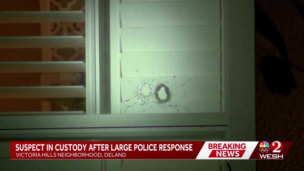Police take suspect into custody after DeLand neighborhood incident