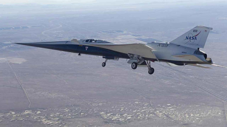 Supersonic Silent NASA Aircraft X-59 Completes First Flight — See the ...