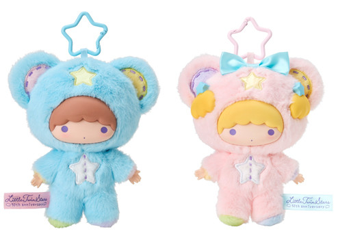 サンリオ❣️超激レア　キキララ パフポフ　ぬいぐるみ　レトロ　星空 サンリオ】キキ＆ララ、“パフ＆ポフ”風ふわもこぬいぐるみほか「星空の