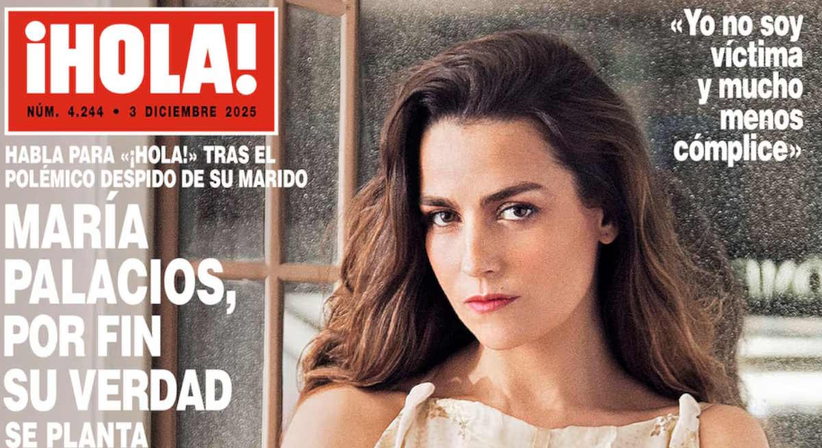 María Palacios rompe su silencio tras el despido de su marido de Mediaset,  señalado como "maltratador"