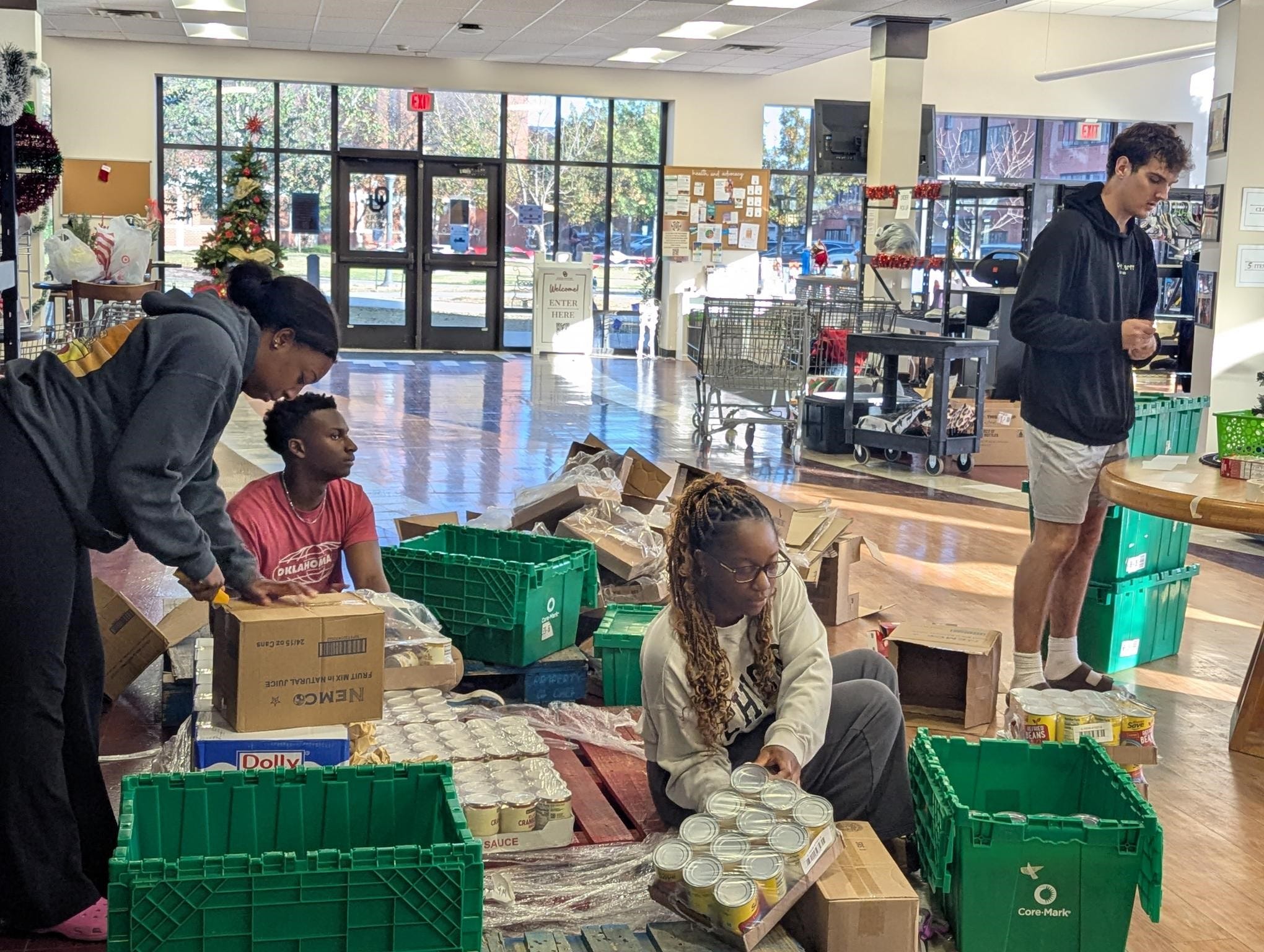 OU Food Pantry averages 400 clients weekly. How did it grow over the years?