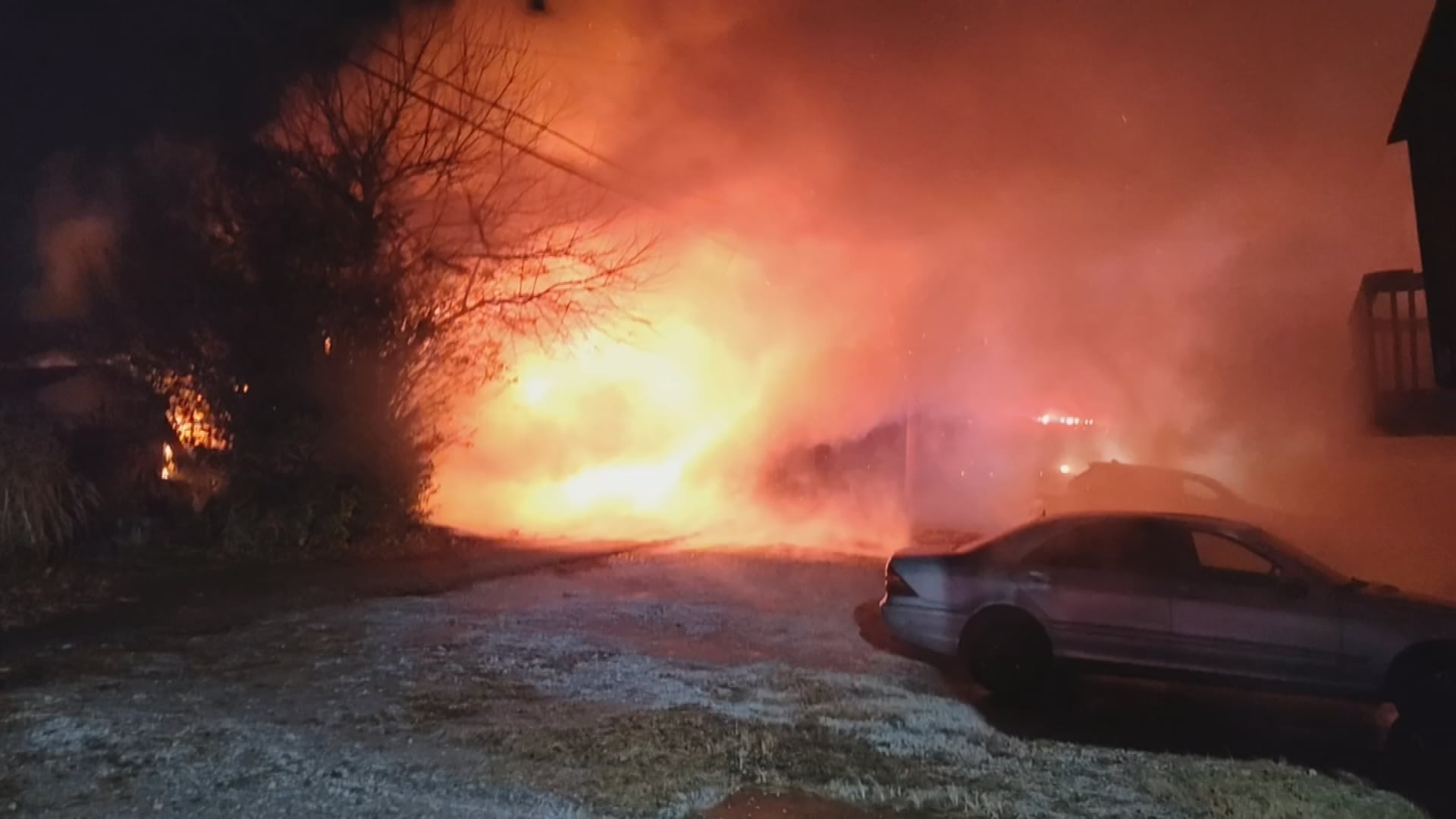Fire starts in garage, spreads to home in Beaver County