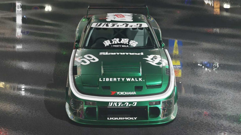 Liberty Walk's New Nissan 180SX Body Kit Pays Homage To A Racing