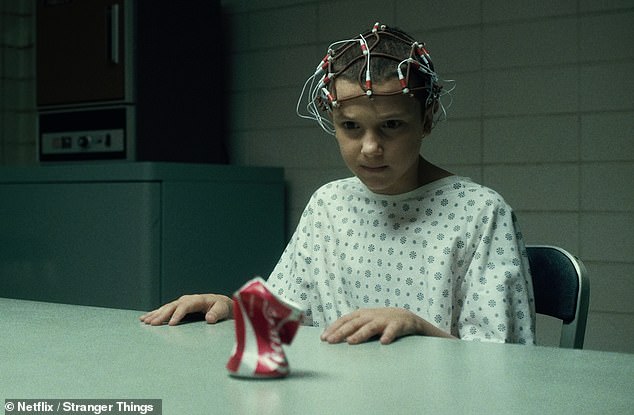 According to Professor Strømme, telepathic abilities, like those seen in Stranger Things (pictured), could be explained by consciousness being the fundamental basis of reality