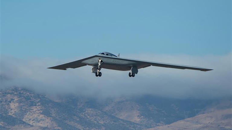 The second B-21 Raider flies with next-level mission systems