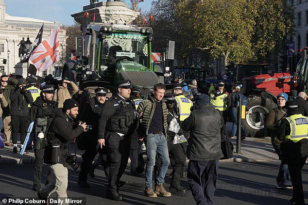 Furious farmers defy tractor ban as they drive to Westminster in ...