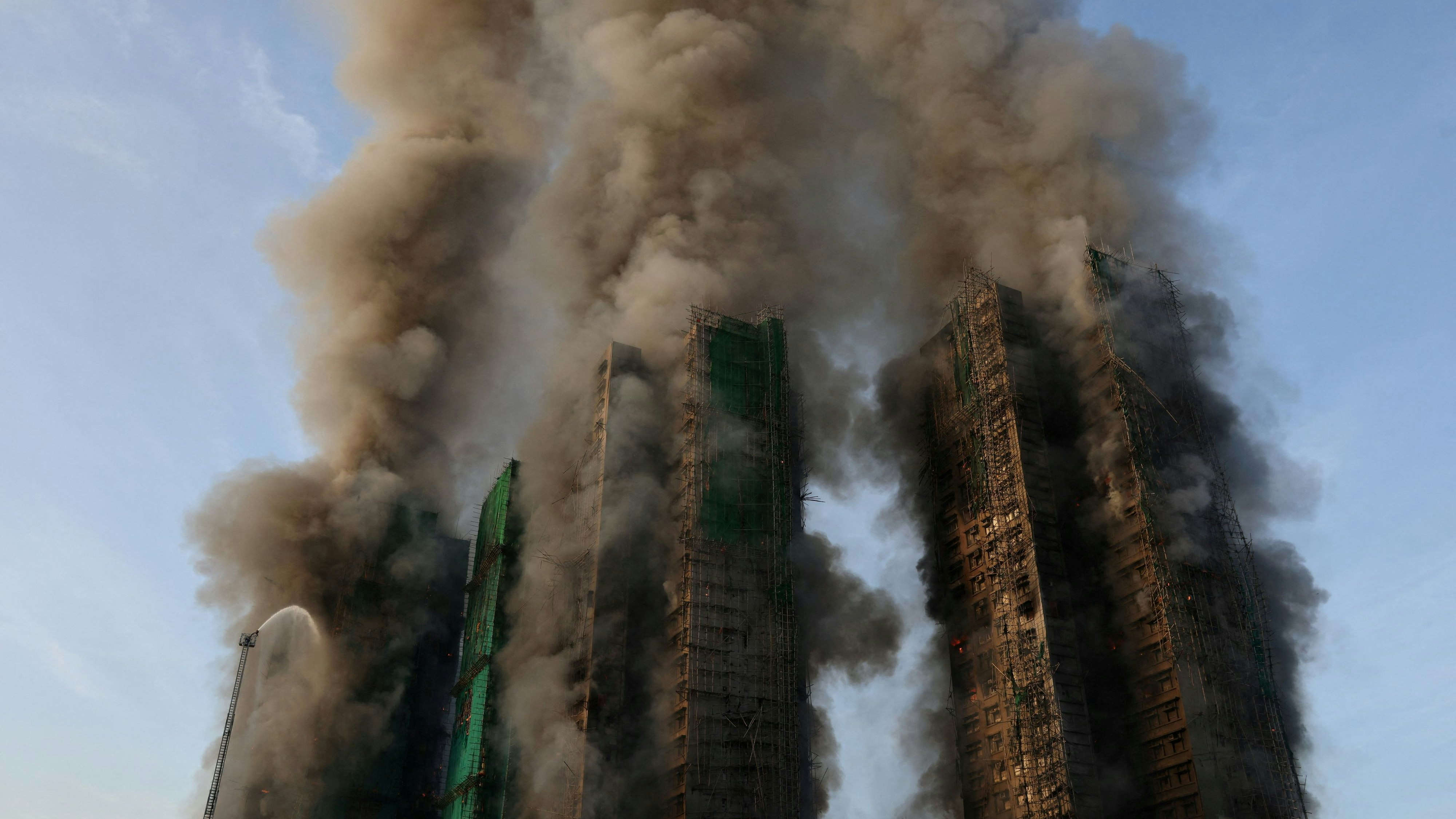 Großbrand in Hongkong
