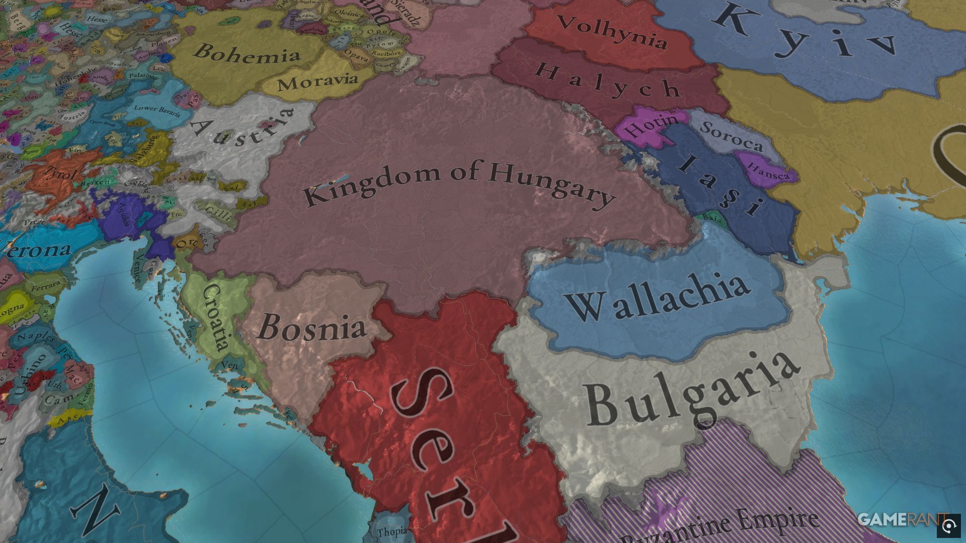 All Formable Nations in Europa Universalis 5