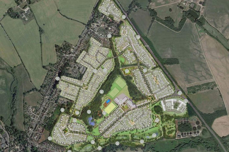 Plans to build new 1,000-home estate in parkland along Essex river