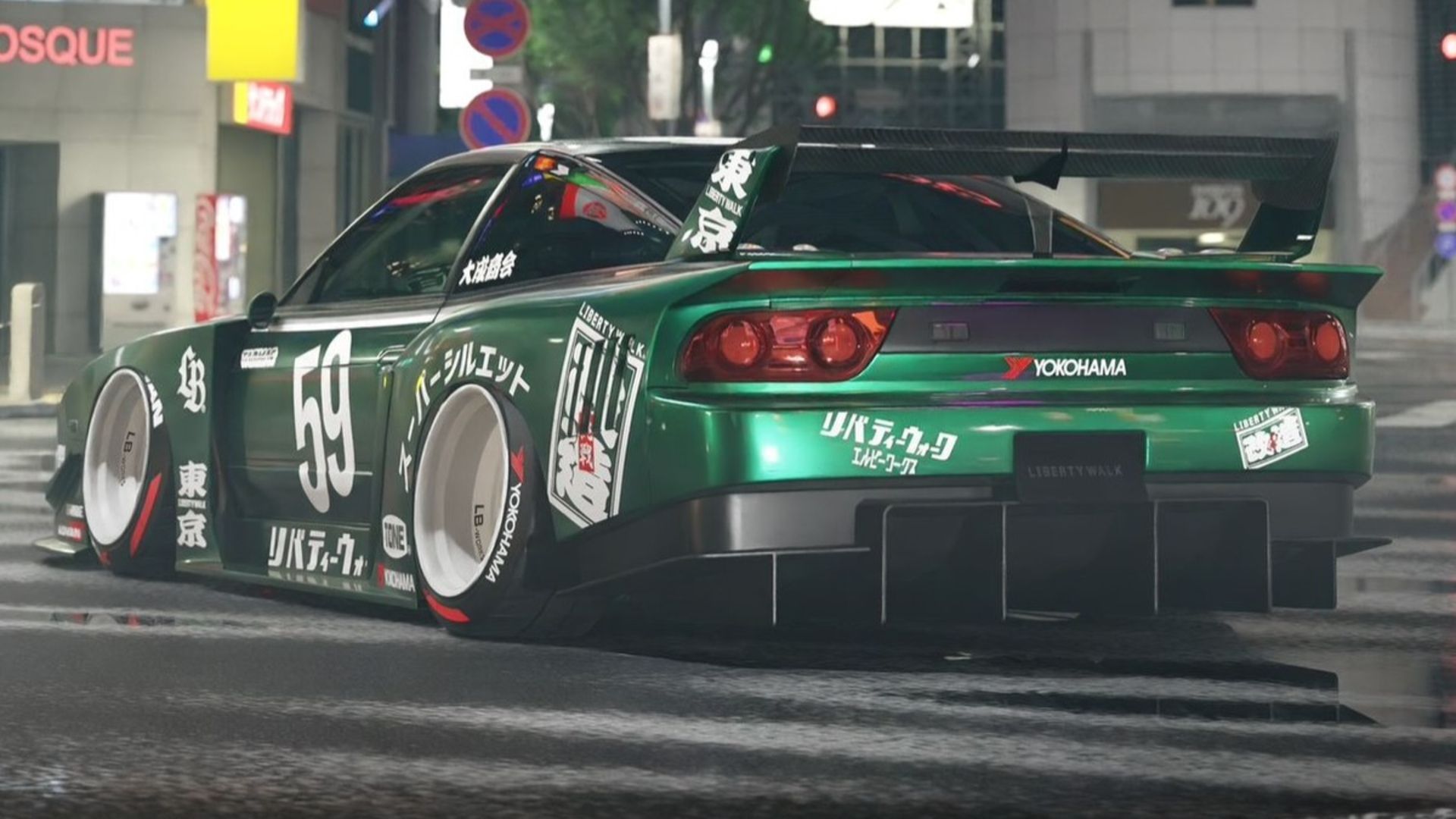 LIBERTY.　THE ACHIEVIST'S　EDIT Liberty Walk's New Nissan 180SX Body Kit Pays Homage To A Racing