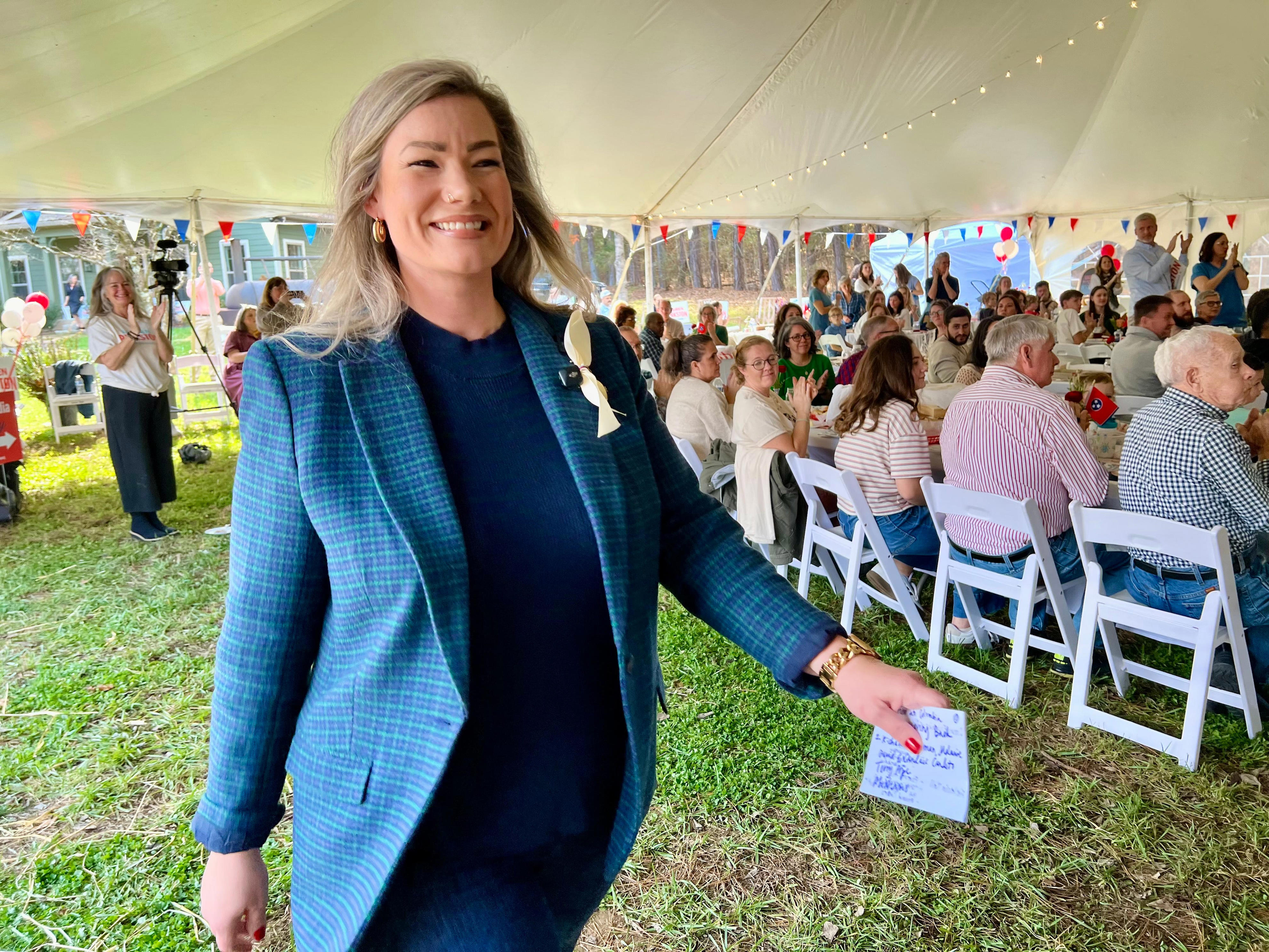 Lauren Pinkston of Columbia launches 2026 gubernatorial candidacy on ...