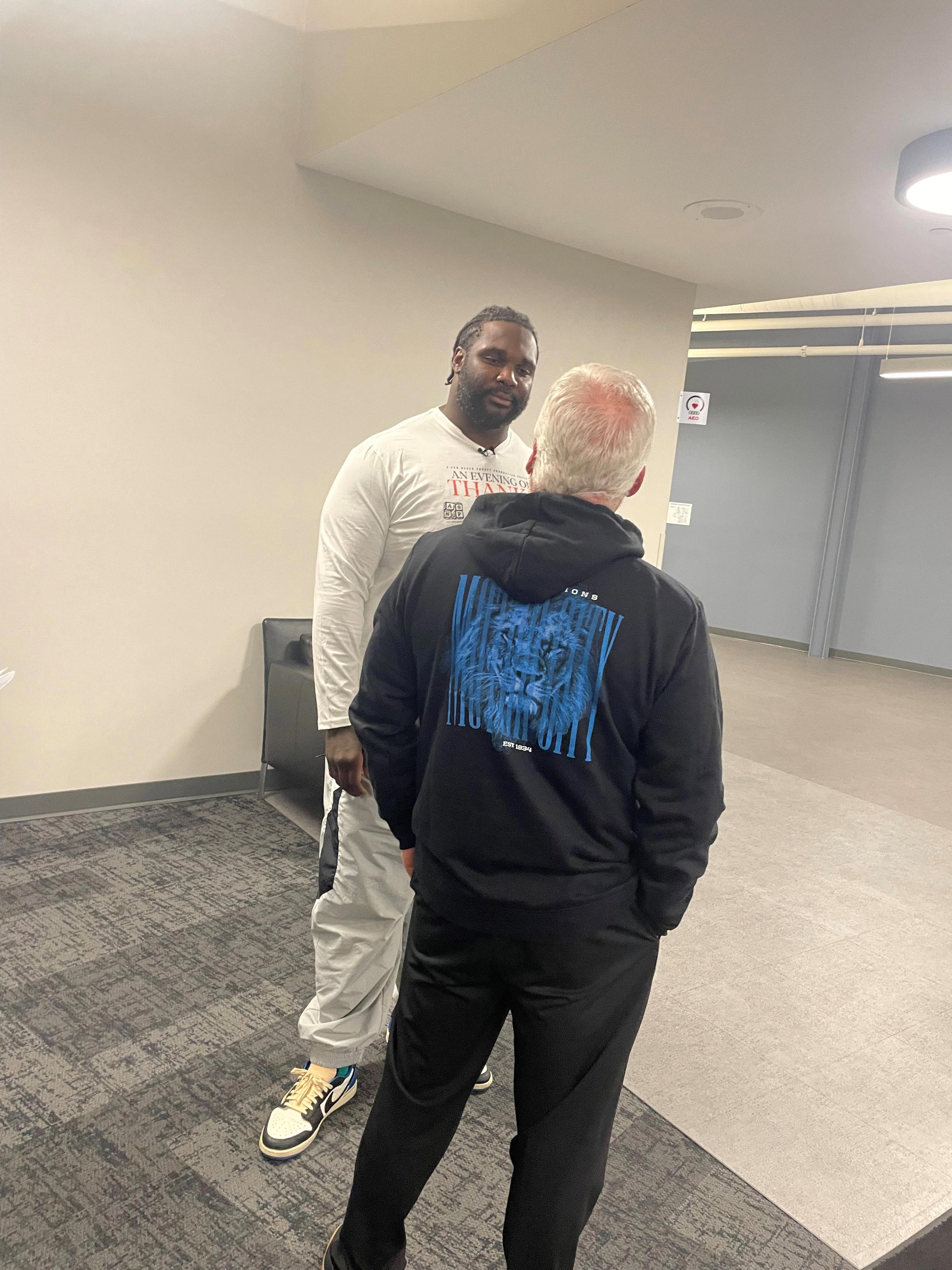 Detroit Lions DJ Reader offers heart-melting lesson in being thankful