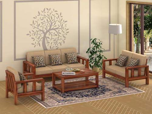 10 modern teak wood sofa set designs that combine utmost comfort with ...