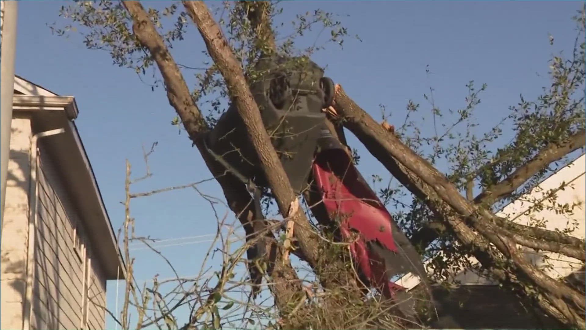 Cleanup underway after 2 tornadoes confirmed Monday near Houston