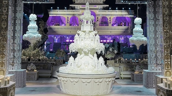 Palatial cake steals the show at Netra Mantena and Vamsi Gadiraju’s ...