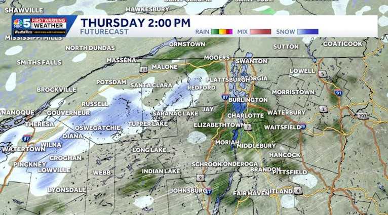 Video shows hourly timing for locally heavy lake effect snow in New ...