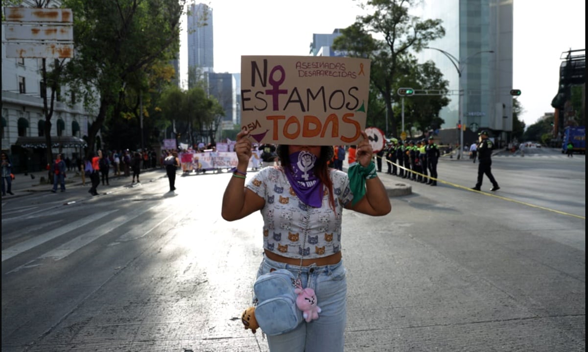 FOTOS: Así fue la marcha del 25N en la CDMX; exigen erradicar la ...
