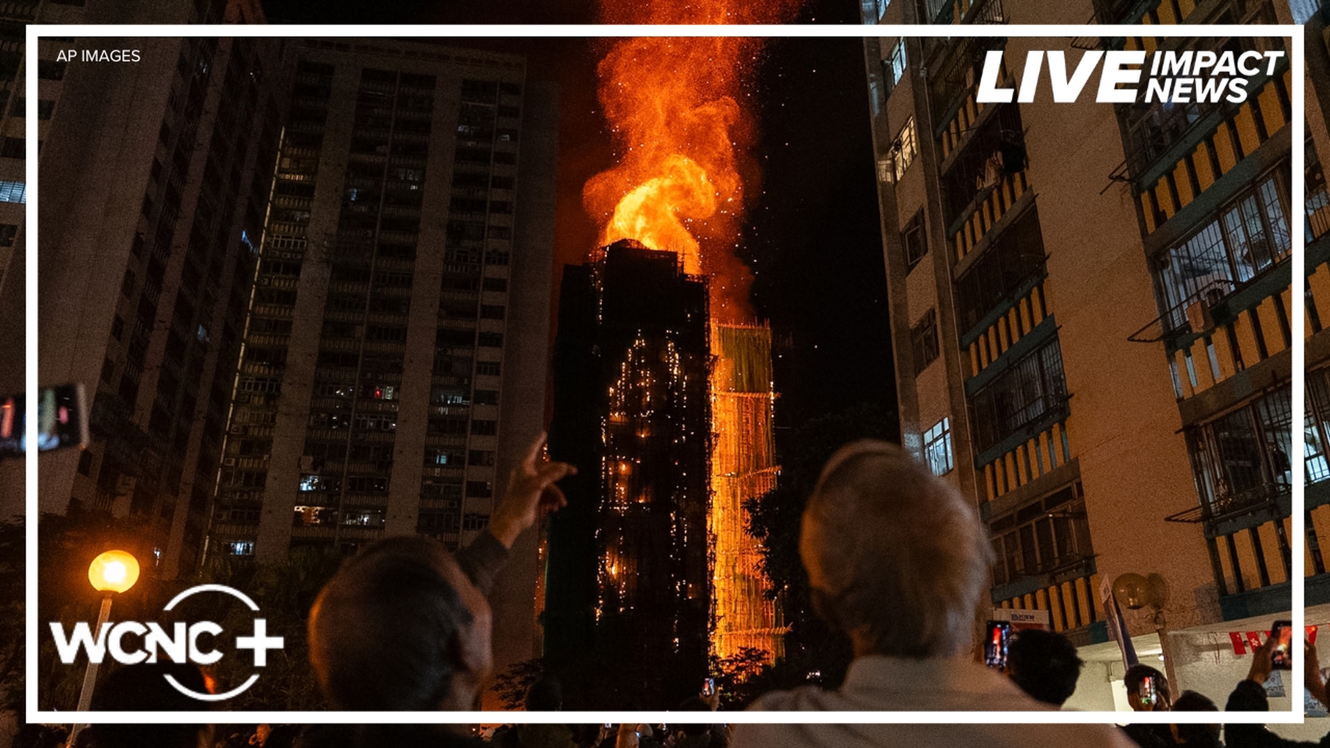 Crews work to put out massive fire at Hong Kong high-rise building, 13 ...