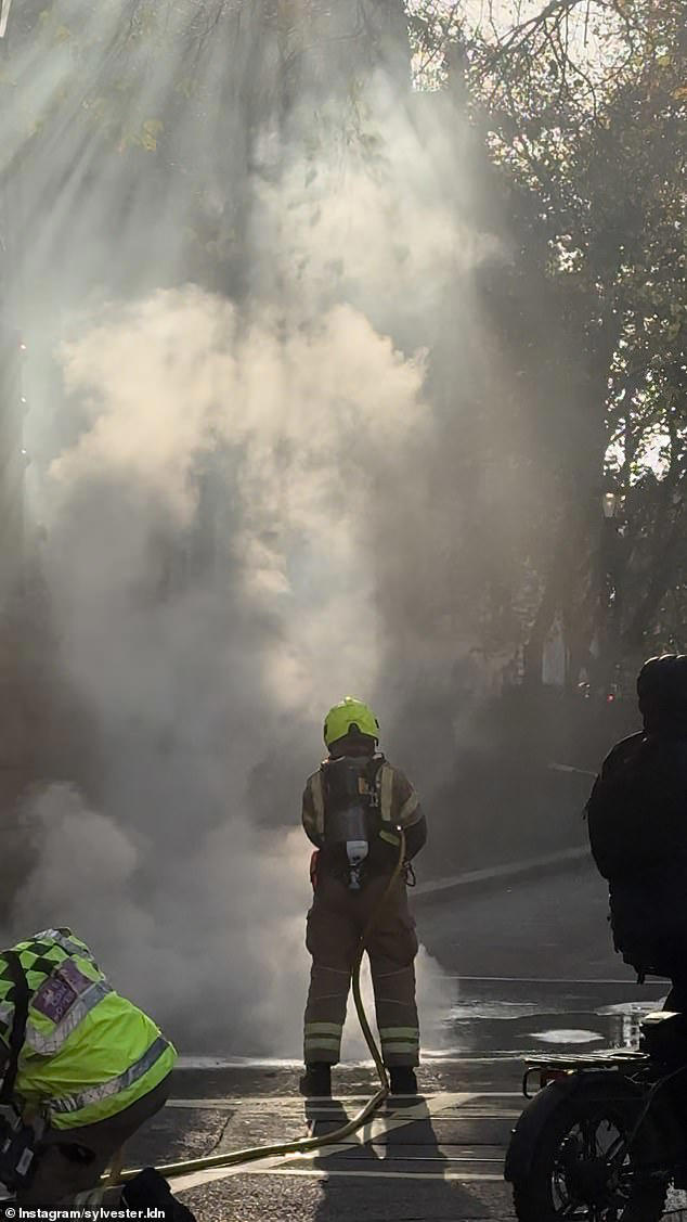Black smoke engulfs central London as fire breaks out in underground tunnel
