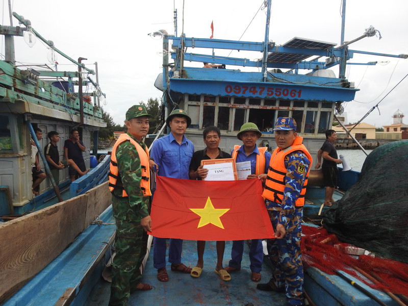 Đặc khu Trường Sa tiếp nhận 2.000 ngư dân vào tránh trú bão số 15