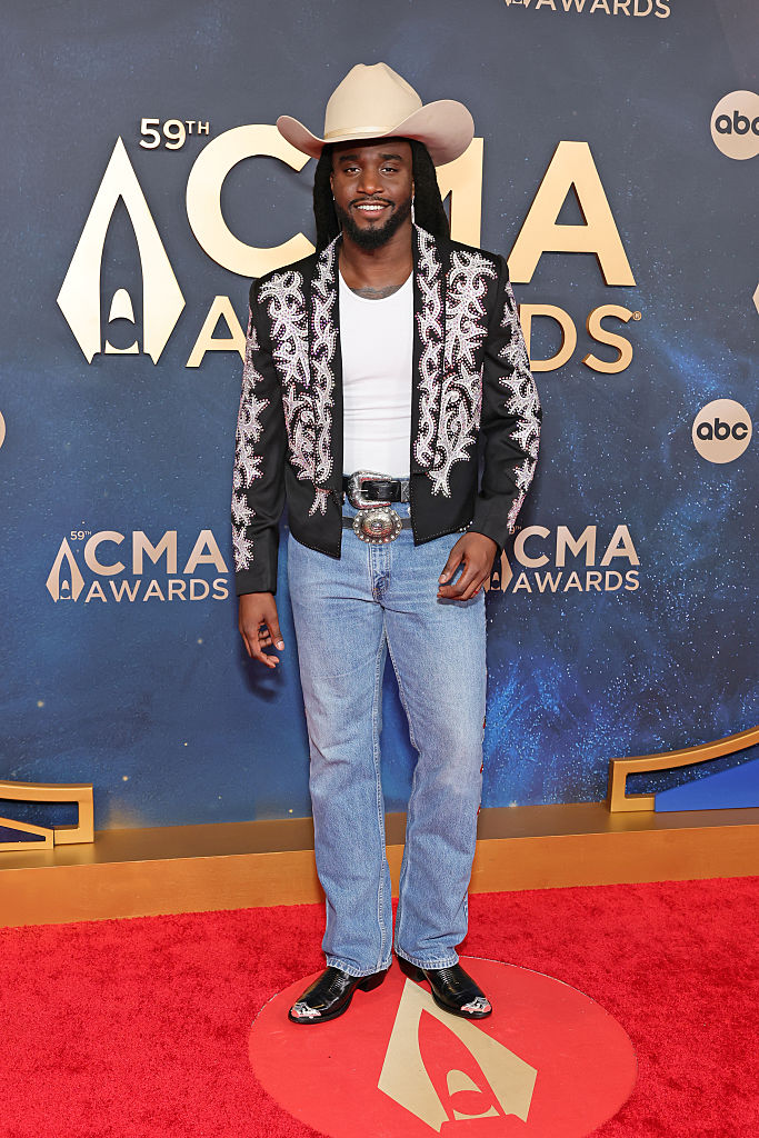 Steve Martin, Luke Combs and Billy Ray Cyrus at the CMA Awards