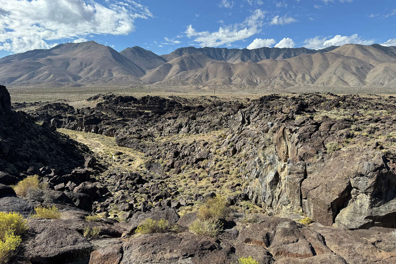 A California geological wonder sits just off Highway 395