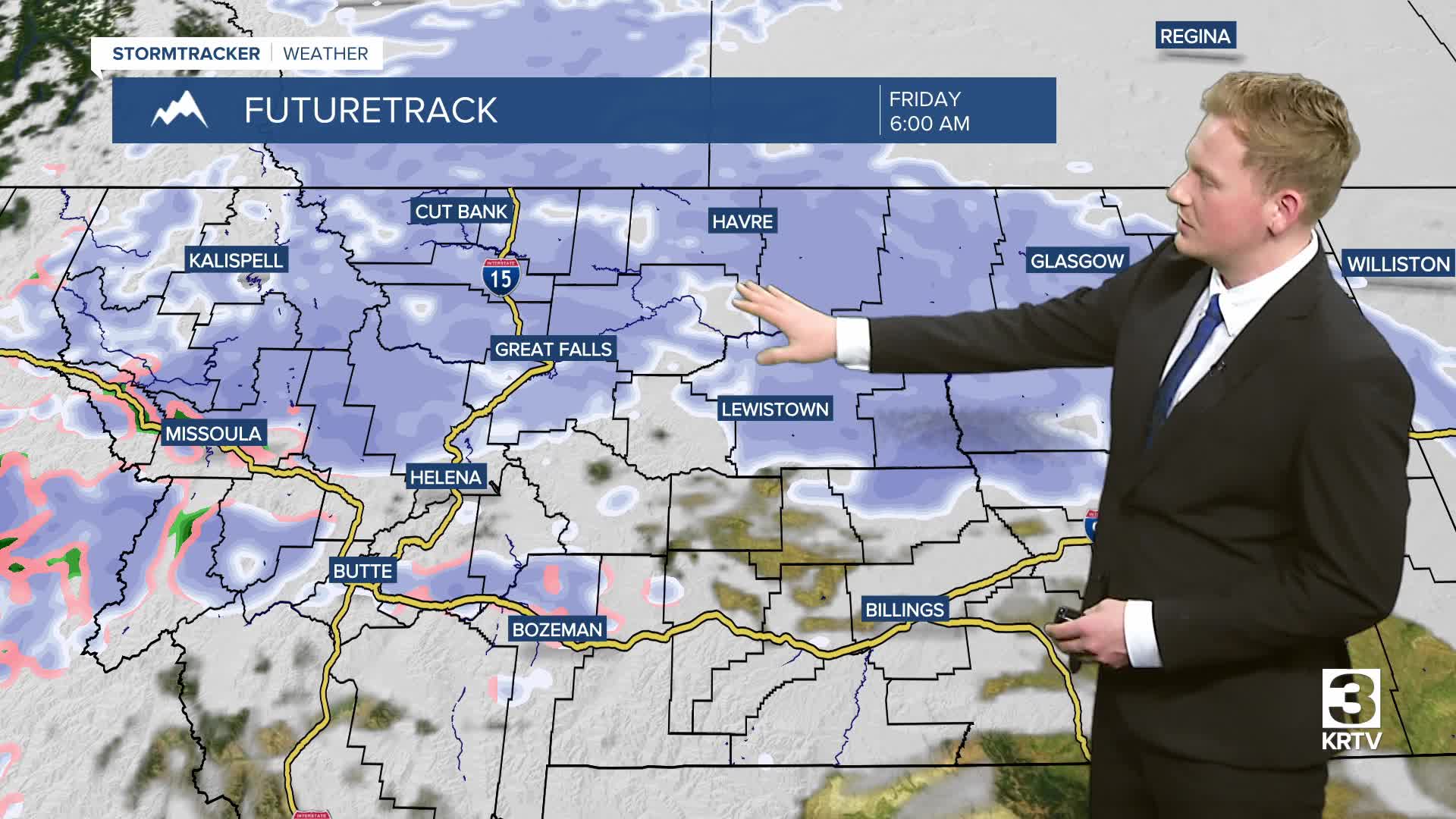 Several inches of snow impacting holiday travel across Montana ...