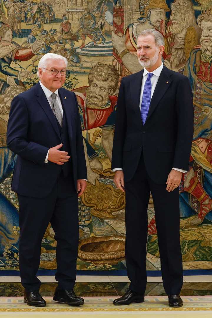 Felipe VI y Steinmeier se reúnen en el Palacio de la Zarzuela