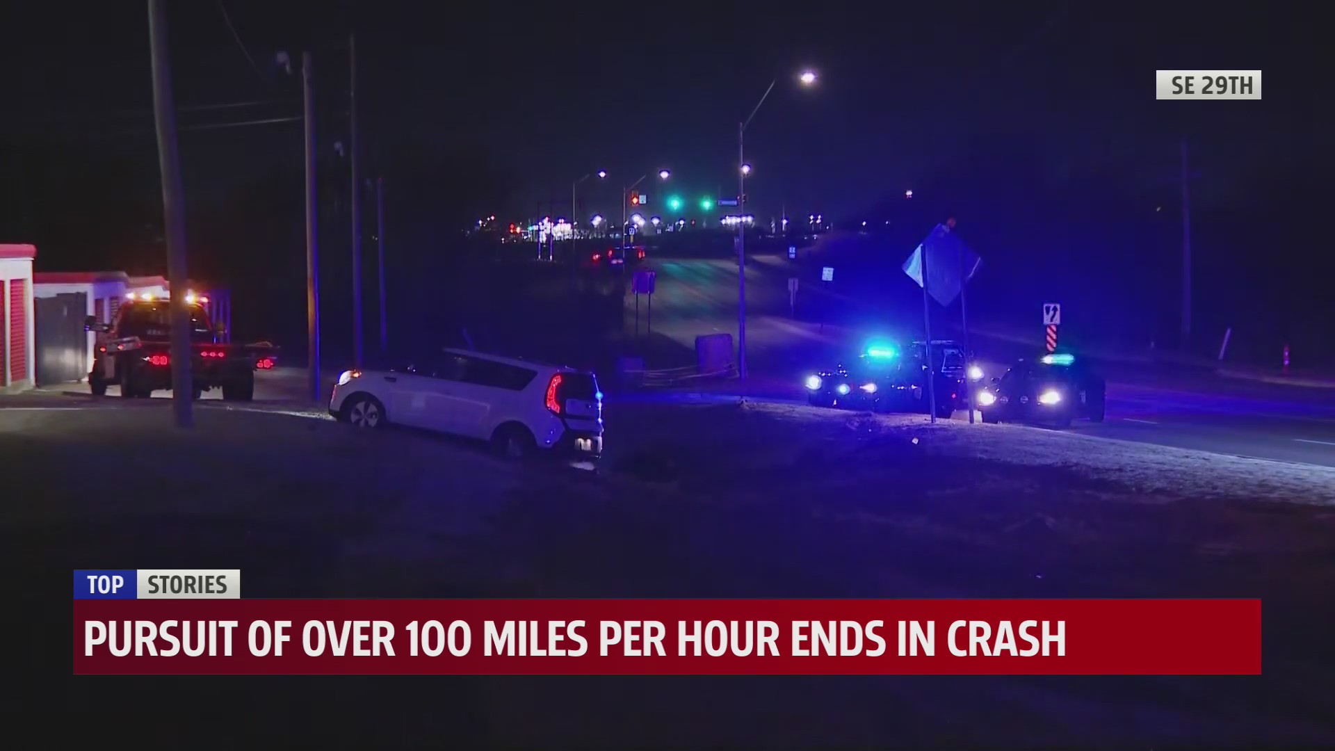 One in custody after chase ends in crash in Midwest City
